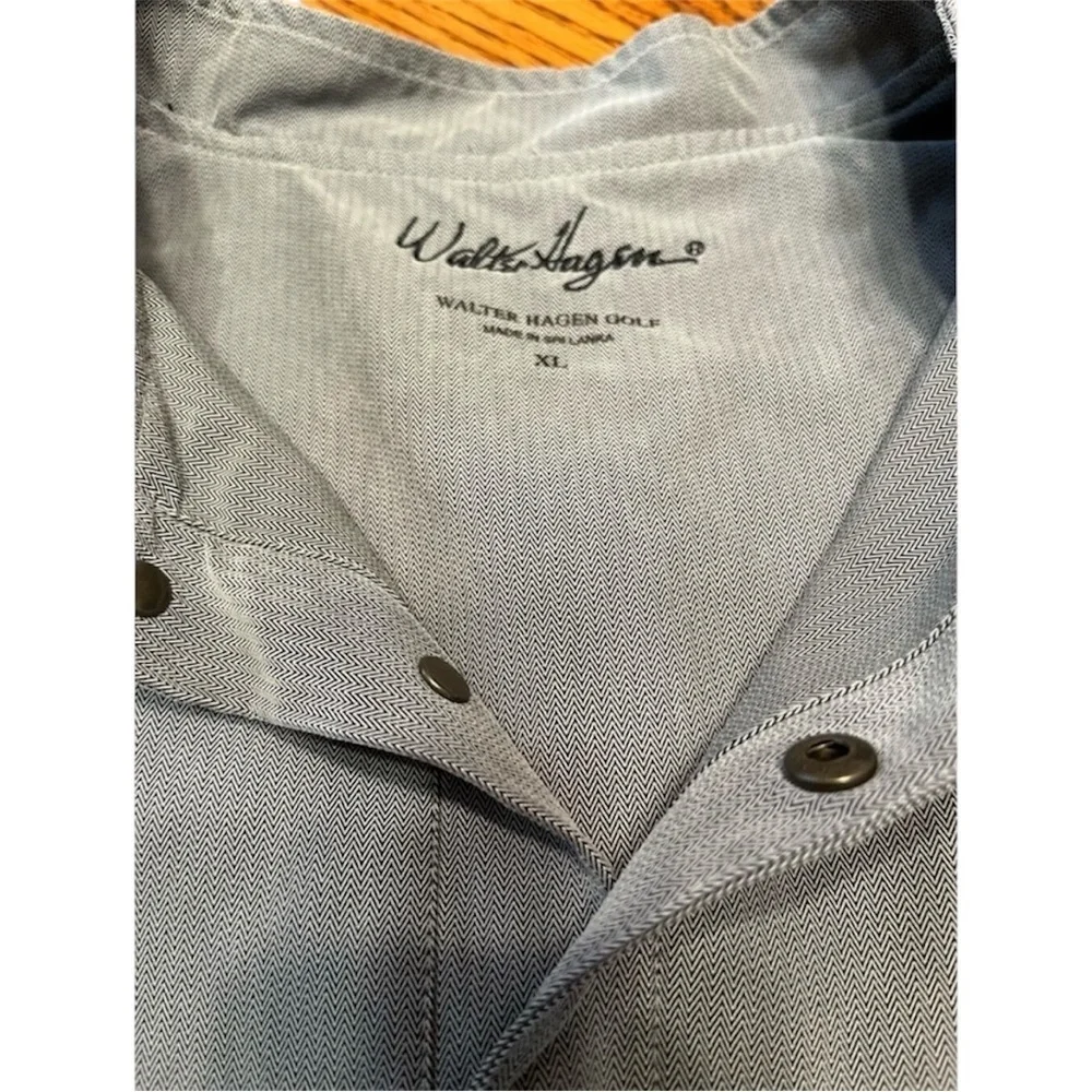 Walter Hagen Grey Windbreaker/Rain Jacket Size XL
